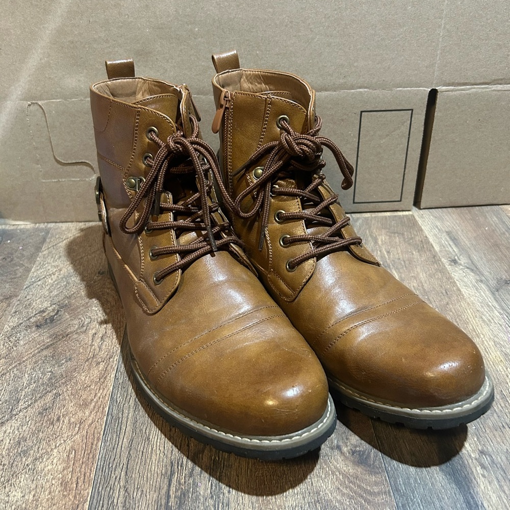 Men's Brown Leather Boots